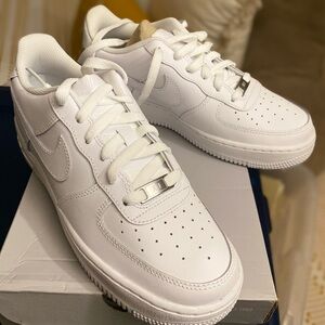 Air Force 1’s - all white